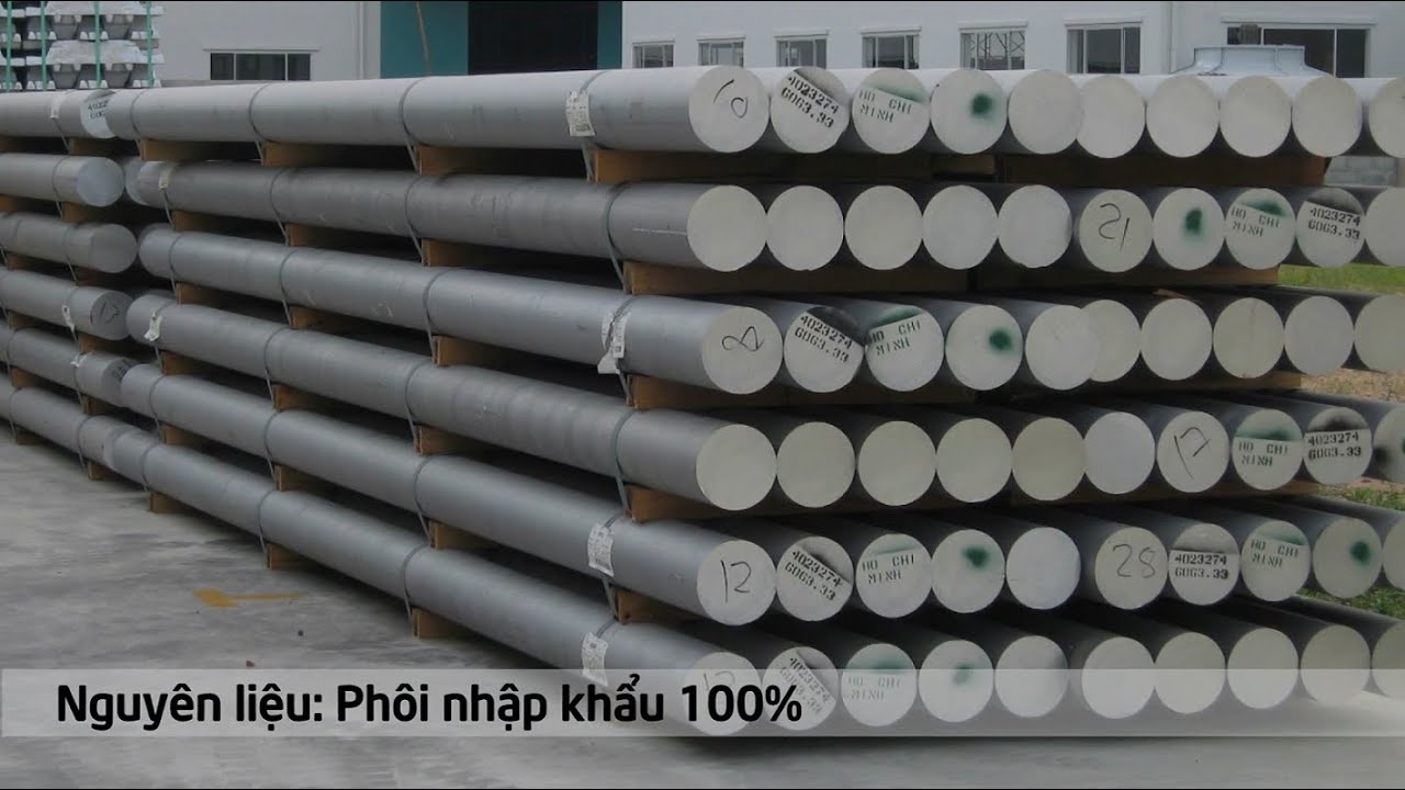 Quy trình sản xuất nhôm thanh định hình - Hondalex Việt Nam